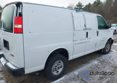 2024 GMC Savana Cargo Rwd 2500 Regular Wheelbase Work Van from USA, damaged, VIN 1GTW7AFP2R1185059